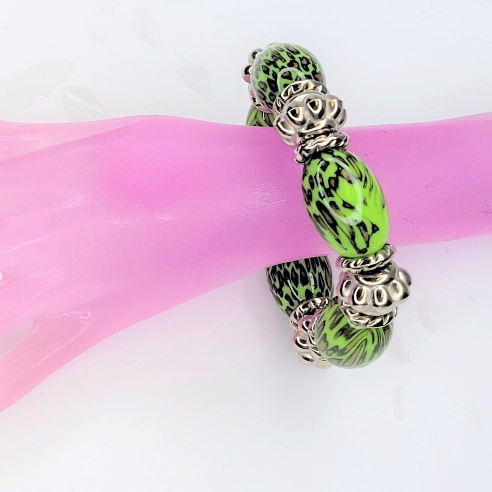 Animal Print Stretch Bracelet